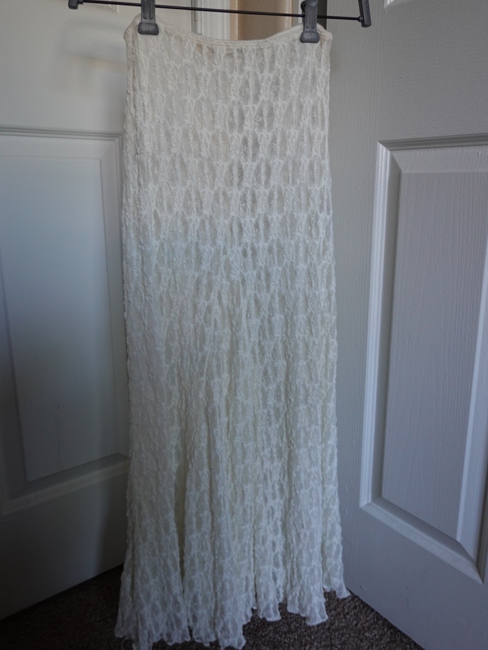 Zara Cream Lace Panel Curtain